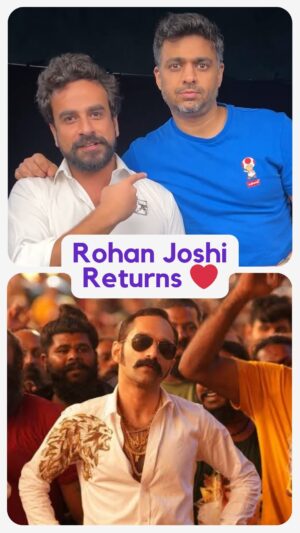 Rohan Joshi Instagram - ROHAN JOSHI Returns! ❤️

Today, @vaibhavmunjal25 recorded an episode of The Longest Interview with the pop culture guru @mojorojo 😎

Here is a teaser of this bangin’ episode coming up soon! 🔥
.
.
.
#RohanJoshi #PopCulture #Movies #Songs #TVShows #Recommendations #Reels #Trending #Explore #ChalchitraTalks