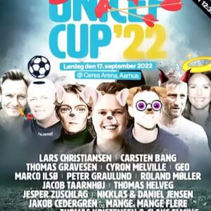 Roland Møller Instagram - We did it 💪🏼🤨
We SUCCEEDED in reaching the overall goal – 1 million life-giving vaccines for UNICEF Denmark 👊🏼😘❤️🙏🏼🇩🇰
Å tæløk mæ sejren til TV-vært-landsholdet.
@unicef_dk #unicefcup 

PS. Og glem nu ikke engang imellem at nyde et lille ”reje-arrangement” – det er sgu så hyggeligt og gerne i velgørende regi 🥳😎🤩