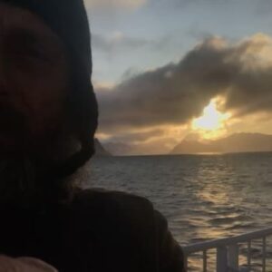 Roland Møller Instagram - The polar bear watch 
Wally was not having it 🐧
The ice in the horizon is on fire 🔥
And 9 other treats Around the north water @northwatertv