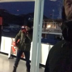 Roland Møller Instagram - The polar bear watch 
Wally was not having it 🐧
The ice in the horizon is on fire 🔥
And 9 other treats Around the north water @northwatertv