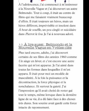 Romain Duris Instagram - Merci Jean-Paul ❤️❤️❤️. https://www.lesinrocks.com/cinema/romain-duris-a-propos-de-belmondo-son-sourire-avait-garde-cette-force-intacte-de-rayonnement-407122-06-09-2021/ @lesinrocks @jean_marc_lalanne