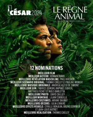 Romain Duris Instagram - Bravo à toute cette équipe incroyable !!!!pour le talent, la magie ✨ 
Bravo !!! 💫 

Merci !

Merci @thomas.cailley 🔥🔥 

Le Règne Animal ♥️