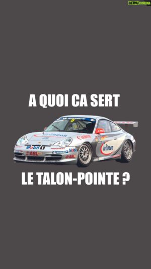 Romain Monti Instagram - Un talon-pointe réussi, te fera gagner en vitesse, tout en augmentant ton car control.  La technique du « talon-pointe » consiste à freiner tout en mettant un coup de gaz lorsque tu descends un rapport.

Ton pied droit va être légèrement en biais, pour être capable de freiner avec une pression constante, tout en venant effleurer la pédale d’accélérateur lorsque tu descends une vitesse.  En gros, tu freine avec une grande partie de ton pied droit et tu donnes un coup de gaz avec la partie de pied droit qui est sur la pédale d’accel. Ton pied gauche étant occupé par la pédale d’embrayage afin de descendre les vitesses. 

Ce petit coup de gaz à la descente des rapports va te permettre d’augmenter le régime moteur lors du rétrogradage, pour qu’il corresponde à la vitesse des roues arrières.

Ça permet de freiner et rétrograder sans à-coup en évitant le blocage de la boite de vitesses qui déstabilise la voiture, et peux t’envoyer en tête à queue.

Evidemment, cela ne concerne pas les boites à palettes.Mais les boites manuelles et les anciennes séquentielles (avec 3 pédales). 

Et au passage ça explique pourquoi je freine toujours aujourd’hui pied droit, même dans des voitures avec des palettes, car j’ai toujours appris à freiner pied droit. Je passe au pied gauche uniquement dans les proto, ce qui me parait plus logique. 

Et toi tu maitrises le talon-pointe ?