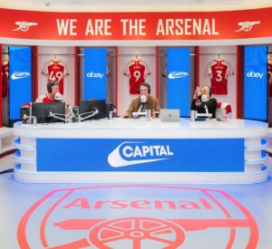 Roman Kemp Instagram - INSANE! What a way to spend my penultimate show… in the dressing room at the home of football 😍 this has never been done before and I couldn’t be more grateful to my amazing team for doing this for me ❤️

And yes they said I had to do it in full kit…

Thanks @arsenal & @capitalofficial 

Now for tomorrows final show 🥺