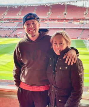 Roman Kemp Instagram - Mums first EVER football match and a win to seal her fate of ever coming back again 👍🏻❤️😂 @shirliekemp