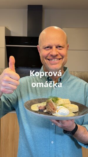 Roman Paulus Instagram - RECEPT NA KOPROVOU OMÁČKU

Máte rádi koprovku? Voňavou po kopru, jemnou po smetaně, hmmmmm….. Já ji mám rád moc! Připravte si se mnou úžasnou krémovou koprovku a uvidíte, že Vám strávníci budou nejen děkovat, ale i vylizovat talíře. A i vy si jí zamilujete 😊.

Koprová omáčka se nejčastěji podává s knedlíkem, na který si ukážeme recept už zítra.
 
Kterou omáčku doma připravujete nejčastěji? Je to svíčková, rajská nebo jiná? Dejte mi vědět do komentáře a nezapomeňte mě sledovat pro více skvělých receptů a triků do kuchyně.
 
Co budete potřebovat?

Na vývar
3 l vody
80 g celeru
1 × petržel
1 × mrkev
5 × kuliček nového koření
3 × bobkové listy
10 × kuliček černého pepře
2 × cibule
1 kg falešné hovězí svíčkové
 
Na omáčku
sůl a pepř
100 g másla
30 g hladké mouky
Rostlinný olej
100 ml plnotučného mléka
2 × lžíce krupicového cukru
ocet
250 ml čerstvé smetany (33 % tuku)
1 × hrst čerstvého kopru 
4 × vejce „M“
 
Jak budete postupovat?

Vaření masa a vývaru na omáčku
Do hrnce připravíme vodu, přidáme očištěný celer, mrkev a petržel, nové koření, bobkový list, celý černý pepř, cibuli. Přivedeme k varu. Přidáme maso a vaříme doměkka asi hodinu a půl. Vařené maso dáme stranou a vývar vycedíme.

Omáčka
V pánvi rozpustíme máslo, přidáme hladkou mouku a necháme zpěnit. Jíšku dáme stranou a necháme vychladnout. Jednu cibuli nakrájíme nadrobno a na lžíci sádla orestujeme dosklovata.
 
Studenou jíšku zalijeme 100 ml vroucího vývaru, důkladně rozmícháme do zhoustnutí, přidáme ještě asi 400 ml vývaru, cukr, trochu octa a provaříme 15-20 minut.
Provařenou omáčku zjemníme smetanou, můžeme přidat lžíci másla a dochutíme čerstvým sekaným koprem, solí, cukrem a octem.
Servírujeme s plátky hovězího masa, houskovým knedlíkem a pošírovaným vajíčkem. Ozdobíme větvičkami čerstvého kopru.

Na recept na skvělý houskový knedlík se můžete těšit už zítra! 

Dobrou chuť!

#recepty #recept #tradicne #tradicni #kopr #koprovaomacka #koprovka #knedliky #jidlojezaklad #jidlonaprvnimmiste #jidlo #obed #vecere #dnesjim #dnesjem #sefkuchar #romanpaulus #romanpauluschef
