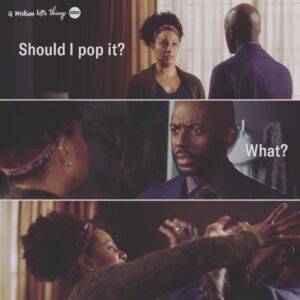Romany Malco Instagram - Pimples are such an afrodisiac! 😂🤣😂🤣😂🤣😂🤣😂🤣😂🤣😂🤣

#TheHowards #RomeGina @millionlittlethingsabc #amillionlittlethings
