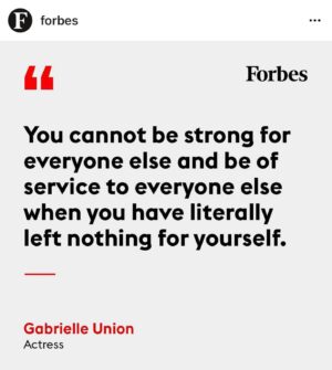 Romany Malco Instagram - My homie, @GabUnion has a way of saying it well and making it stick. Me, being the over compensator that I am, felt every syllable of this. 💯🙏🏾👑 @forbes