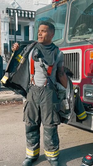 Rome Flynn Instagram - new firefighter in town 🚒 x @nbconechicago