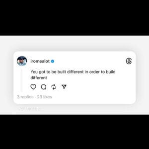 Rome Green Jr. Instagram - You got to be built different in order to build different 〰️
