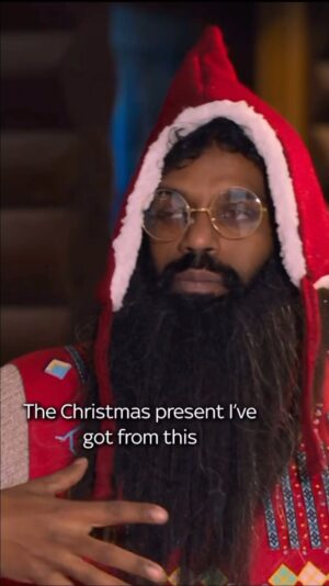 Romesh Ranganathan Instagram - Introducing the tickler. Rob & Romesh Vs Christmas special this Sunday at 9 PM.
