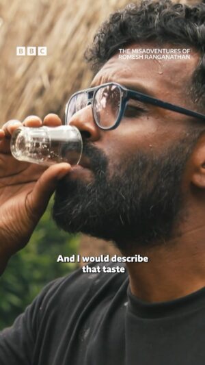 Romesh Ranganathan Instagram - Who woulda thought bananas could get you drunk 😂😭 
Watch #TheMisadventuresOfRomeshRanganathan on #iPlayer from tonight at 9pm #RomeshRanganathan