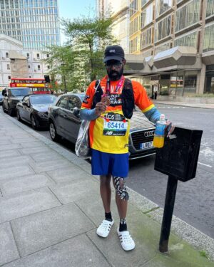 Romesh Ranganathan Instagram - Earnest post alert - Marathon done. Very slow, but I was doing it for @calmzone - we confirmed the place 10 weeks out and I asked @maxfitnessldn if it was possible - she said “if you don’t care about the time and that it won’t be pretty you can do it.”
I have to say that the support both on the sidelines and online has been unbelievable. Thank you to every single person who has donated, sent support or shouted at me from the roadside. Was very much appreciated.
As promised I am matching donations today, and most importantly I think we’ve really raised awareness for @calmzone and the life saving work they do - please check them out and support if you feel you can.  Apologies for being earnest - happens once every couple of years. 📸 - @jpchauffeurs  x