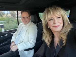 Romy Rosemont Instagram - Going to the TV Prom with the old man!!! Let’s go BARRY!  Thank you so much @billybelsha and @nicolewittman for dolling us up and making us feel like a millions bucks!  You guys are the best of the best!