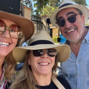 Romy Rosemont Instagram - Classing it up on the picket line with @therealbrookesmith and  @fredmolina9953 @sagaftra  LET’S GET BACK IN THE ROOM!!!