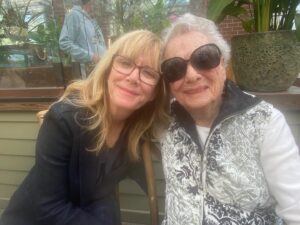 Romy Rosemont Instagram - Aunt Bev 96 years young   my super cute sister and brother @davidrosemont @rosemontprod  @chessierosemont