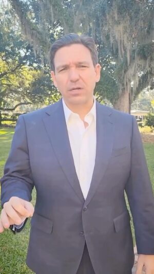 Ron DeSantis Instagram - Just say NO to the WHO.