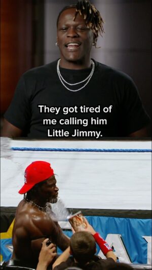 Ron Killings Instagram - “I took little Jimmy’s drink!” 😂😂😂

@ronkillings1 sat down to relive some his greatest moments. Check out the full video on WWE’s YouTube now!