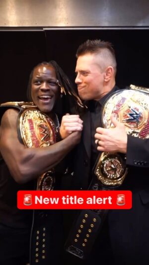 Ron Killings Instagram - The new World Tag Team Titles look 🔥🔥🔥