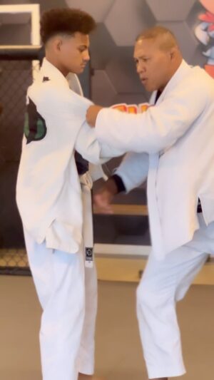 Ronaldo Souza Instagram - Trazendo de volta as memórias! 
O Judô sempre teve um lugar especial no meu coração, foi onde minha jornada nas artes marciais começou, e é uma parte essencial do Jiu-Jitsu.
Ver meu filho abraçar o Judo me enche de orgulho e empolgação. Compartilhe nos comentários se você tbm curte treinar com os filhos. 👊🏿🐊

Bringing back memories! 
Judo has always had a special place in my heart; it’s where my journey in martial arts began and is an essential part of Jiu-Jitsu.
Watching my son embrace Judo fills me with pride and excitement. Share in the comments if you also enjoy training with your kids!