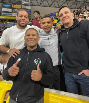 Ronaldo Souza Instagram - De volta ao Mundial de Jiu Jitsu. Ver de uma outra perspectiva foi uma experiência incrível. Estou muito feliz pois consegui rever os amigos de competição e não vejo a hora de voltar a Pyramid com meus alunos @jacaremartialarts 🐊👊🏿. 
Parabéns a todos os competidores 👏🏽👏🏽
O que vocês acharam desse mundial ? 

Back to the Jiu Jitsu Worlds. Seeing it from another perspective was an amazing experience. I'm very happy because I was able to see my competition friends again and I can't wait to return to Pyramid with my students from @jacaremartialarts 🐊👊🏿.
Congratulations to all competitors 👏🏽👏🏽
What did you think of this Jiu Jitsu Worlds?