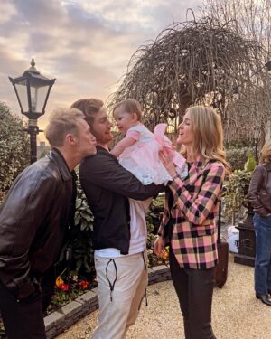 Ronan Keating Instagram - Happy birthday to our little nugget. One year passed so quickly. You are a bright ray of sunshine and you bring so much joy to us all. ❤️ from Nana and pops 👴