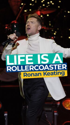 Ronan Keating Instagram - Our very own @rokeating bringing the audience to their feet with 'Life is a Rollercoaster' 🎢

#ronankeating #magicloveschristmas | @holidayinnexpress