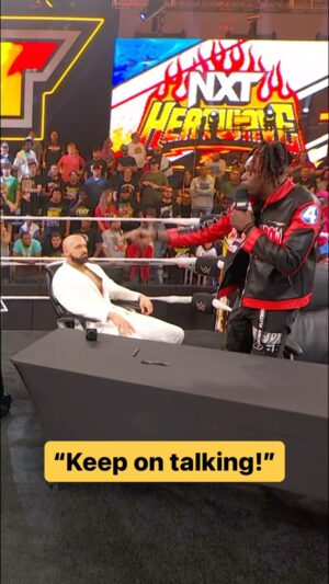 Ronnie Arneill Instagram - @wwejevonevans is tired of the talking 😤 #WWENXT