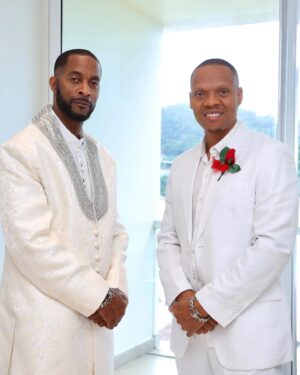 Ronnie DeVoe Instagram - Therefore what GOD has joined together, let no one separate. 

Mark 10:9

To @setep_hotep_bey and @pammy_1013 , we thank you both for allowing us to continue our journey as #marriageambassadors as you begin yours as a newly wedded couple! 

Officiating your wedding in #Jamaica on 1-13-24 was magical, rewarding and immensely inspiring! The song you chose for @ShamariDeVoe to sing made the moment even more heartfelt! Just know, we wouldn’t have been anywhere in the world on your GOD ordained day.

• Continue to love on each other as you did in the beginning. 
• Continue to ask questions and always keep getting to know each other because we are forever changing. 
• Active listen to each other because that will allow you to understand what the other persons needs, desires and challenges are so you can address them. 
• That’s just the tip of the iceberg! 

• Make sure marriage maintenance with a coach/counselor is a part of your plan moving forward and stay close to like minded couples that are not giving up on each other and will hold you both accountable! 

We love you both to life and look forward to seeing you at the @Married4LifeWalk on April 26-27! IT’S OFFICIAL NOW!!! 😉💍🖤

Remember —> “Never let go of the hand you are holding…”

#DeVoeted