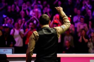 Ronnie O'Sullivan Instagram - That was a great game @gary_wilson147 ! The crowd were brilliant too! I had to dig deep tonight and I’m happy I got it done and got the win. Looking forward to the final on Sunday now 👍🏼