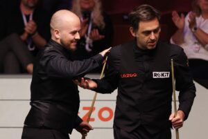 Ronnie O'Sullivan Instagram - I’m obviously disappointed but Luca played brilliantly and came back so well. He’s one of the most talented snooker players I’ve ever seen. He plays the game the way it should played and I hope he goes on to win it. Good luck mate 👍🏼