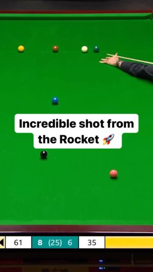 Ronnie O'Sullivan Instagram - 🚀 The Rocket with a 𝒘𝒐𝒏𝒅𝒆𝒓-𝒔𝒉𝒐𝒕 on the yellow! 🤩

#wst #ilovesnooker #snooker #ronnie