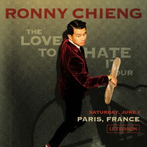Ronny Chieng Instagram - Paris, FRANCE! I’m performing in Paris for the first time on June 1, 2024 at @letrianonparis. Presale tickets available NOW with code MONEY on ronnychieng.com