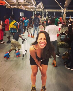 Rosal Colon Instagram - Roller skated for @jazzy_joness bday and I 👏🏼didn't 👏🏼fall ! Say 🧀!
