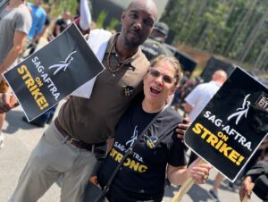 Rose Bianco Instagram - A few more photos from today’s @sagaftra rally organized by the Atlanta Stunt Community.  These guys are held closely in our hearts ❤️ 💗. @tenaya.cleveland @yolandaasher  @carrieannehunt  #michaelsmalls @theregoesj @joshdaughertyofficial @kruzvalero @theelenasanchez