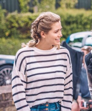 Rose Reid Instagram - happy st. patrick’s day from me and @findingyoumovie !! thank you for all your support of the film over the years 🥲🍀 swipe for some of my favorite memories from set!
-
📸: @jasonkempin 
styling by @kristaroser 
hair by @marwabashirhair
makeup by @colleenrunnemakeup