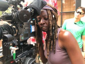 Rosemary Rodriguez Instagram - Danai is a warrior on and off screen! @danaigurira is a great actor, writer, and producer giving us all inspiration to keep on fighting the good fight! #michonne #twd #twdfamily #happyinternationalwomensday 💥💥💥