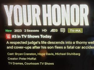 Rosemary Rodriguez Instagram - Your Honor @netflix 🔥🔥🔥 Love this show, love this cast! @bryancranston @jchartstone ❤️ If you haven’t seen it yet, now is the time! I’m so lucky I got to direct the last two eps of S2. #grateful