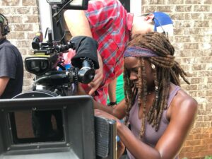 Rosemary Rodriguez Instagram - Danai is a warrior on and off screen! @danaigurira is a great actor, writer, and producer giving us all inspiration to keep on fighting the good fight! #michonne #twd #twdfamily #happyinternationalwomensday 💥💥💥