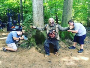 Rosemary Rodriguez Instagram - So relieved the strike is over! Wanted to pay tribute to The Walking Dead crew — and to all crew people on every show — because they truly keep all us directors, actors, writers and producers looking good! Here you can see how hot it is in Georgia — it was 104 degrees — by the sweat! Yet, every single person from camera to stunts to special effects makeup puts in 150% effort. Let’s get back to work! #thewalkingdead #twd #crewlife #crew ❤️ this is behind the scenes from Sing Me a Song episode