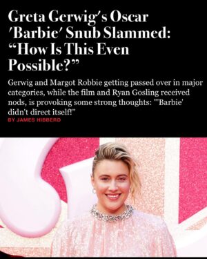 Rosemary Rodriguez Instagram - How is it possible that Greta Gerwig isn’t nominated along with Justine Triet for BEST DIRECTOR??!!!!! Oh, it’s possible apparently, even in 2024. . Know how many times I’ve heard in my career “Sorry, but that minority / woman slot has been taken…” As if there’s only room for one! Greta has not only been nominated in my version of the Oscars, but she’s won! Biggest box office AND artistically unique and special?! Come on now. 🎬🎟️💥
