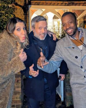 Rosena Allin-Khan Instagram - Friends for a squillion years. I’m so lucky to have had these lads in my life since childhood. Sometimes a girl’s best cheerleaders are confident, awesome kick-arse lads. They’ve seen me through thick and thin and I love them. Great to catch up last night ❤️

P.S sorry to whomever lives in that house, outside which we were laughing wildly at all hours 😂