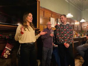 Rosena Allin-Khan Instagram - It has been another great year for Tooting Labour. Last night dozens of local members met up for our Christmas drinks. We’ve got important elections next year, so please sign up to help out (link in bio)