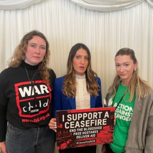 Rosena Allin-Khan Instagram - In Gaza, we are witnessing repeated horror after horror. Over 30,000 people have been killed and it could have been prevented. Needless, senseless killing by Israel. 

Today I spoke at the @oxfamgb Lobby Day event to call for a ceasefire in Gaza. 

Thank you to the charities who helped support it and to all attendees, who brought a powerful energy to the room.

We must be ambitious for peace. We need an immediate, unconditional ceasefire in Gaza.