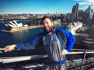 Ross Marquand Instagram - Prom pics atop the Harbour Bridge, as you do...