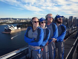Ross Marquand Instagram - Prom pics atop the Harbour Bridge, as you do...