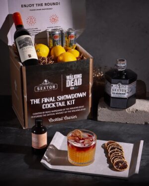 Ross Marquand Instagram - Just in time for tonight’s finale episode 👏 - The Walking Dead x The Sexton Cocktail Kits are officially back. And this time, I got to help mix things up with @thesexton.
Get all the ingredients for ‘The Final Showdown’ @cocktailcourier kit now.
.
.
.

http://bit.ly/3UOsvRi

#TheSexton #TheWalkingDead #TWDFans