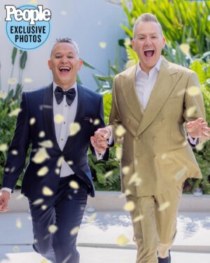 Ross Mathews Instagram - Happiest day of our lives! 🥰❤️💍 @DrWGarcia @People (Read the link in my bio for all the details!) 📸: @clanegessel