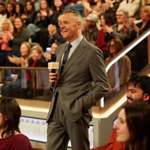 Ross Mathews Instagram - Audience. Microphone. Suit. Daytime TV. It’s all a dream come true & just as I pictured as a little boy. 🥰 Forever grateful to have this connection with you all every weekday. We’re just getting started, too. Love you. ❤️ 

@thedrewbarrymoreshow @drewbarrymore