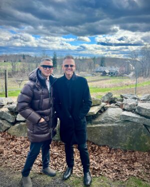 Ross Mathews Instagram - On a country walk in the ‘hood with my boo. Why is it still freezing?!? 🥶 Isn’t it Spring?!? Gimme that vitamin D, Mutha’ Nature! ☀️🌸 @drgarciamathews